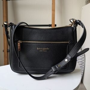 Kate Spade Black Leather Crossbody Bag